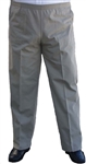 Men's Full Elastic Waist Twill Pant - No Zip, Button or Loops